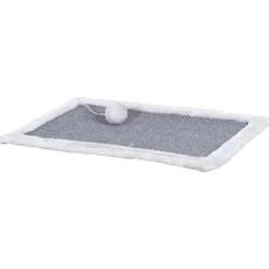 Kratzbretter>Futterfreund Kratzmatte Plüsch 55x35 cm, grau