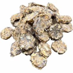 Henne Pet Food|Kronch>Futterfreund Kronch Kabeljau-Groschen mit Seealge 100g