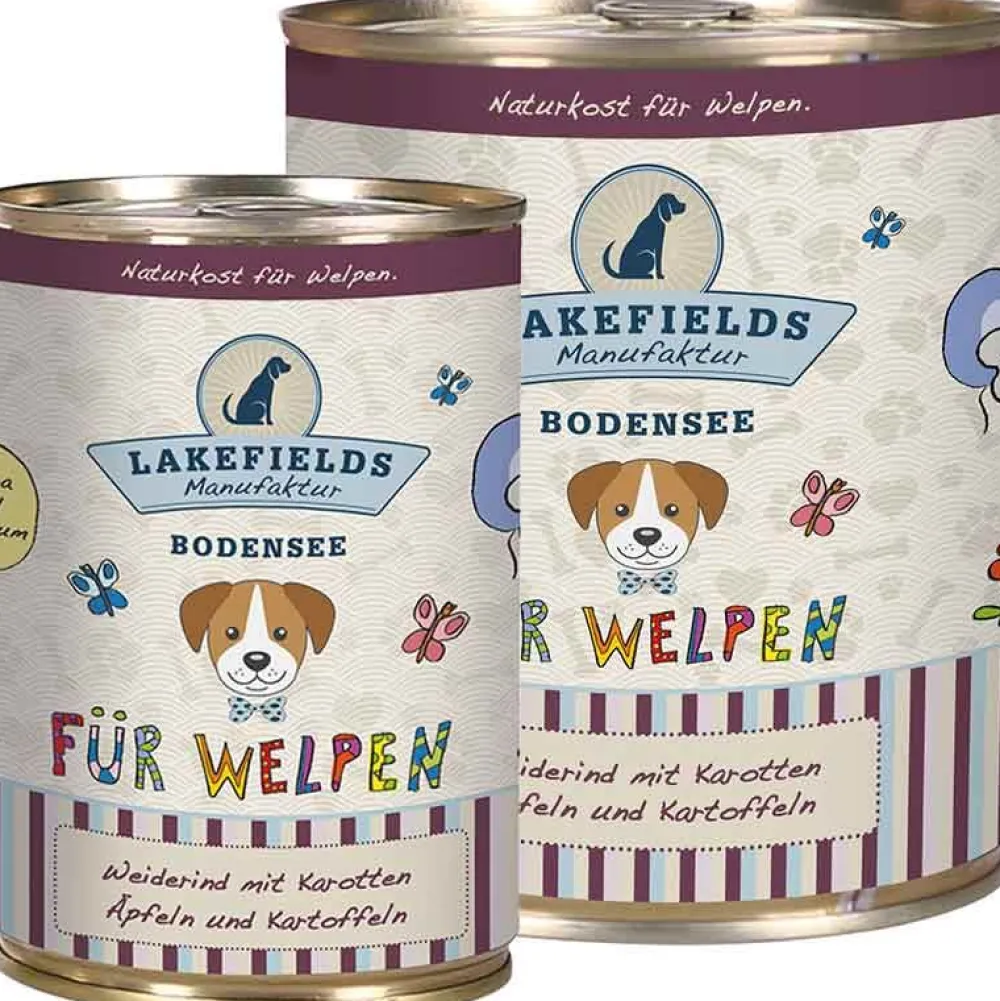 Lakefields>Futterfreund Lakefields Dosenfleisch-Menü Welpen Rind