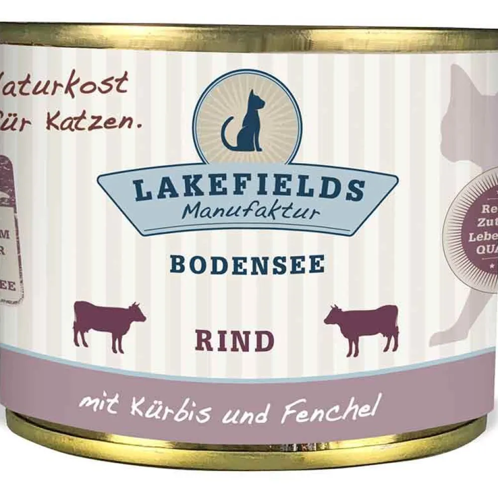 Lakefields>Futterfreund Lakefields Katze Dosenfleisch-Menü Rind 200g