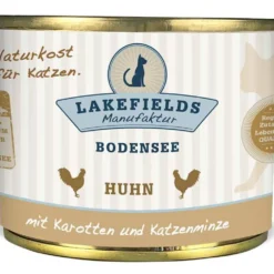 Lakefields>Futterfreund Lakefields Katze Dosenfleisch-Menü Huhn 200g