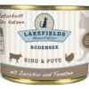 Lakefields>Futterfreund Lakefields Katze Dosenfleisch-Menü Rind und Pute 200g