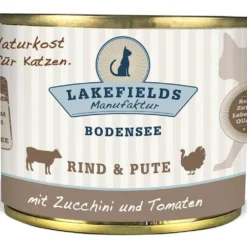 Lakefields>Futterfreund Lakefields Katze Dosenfleisch-Menü Rind und Pute 200g