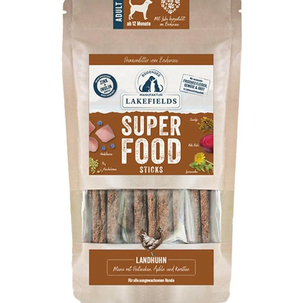 Lakefields|Lakefields>Futterfreund Lakefields SUPERFOOD Premium Sticks Landhuhn 130g
