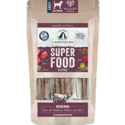 Lakefields|Lakefields>Futterfreund Lakefields SUPERFOOD Premium Sticks Weiderind 130g