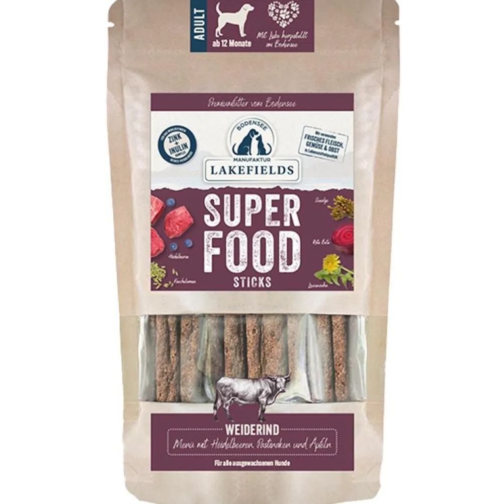 Lakefields|Lakefields>Futterfreund Lakefields SUPERFOOD Premium Sticks Weiderind 130g