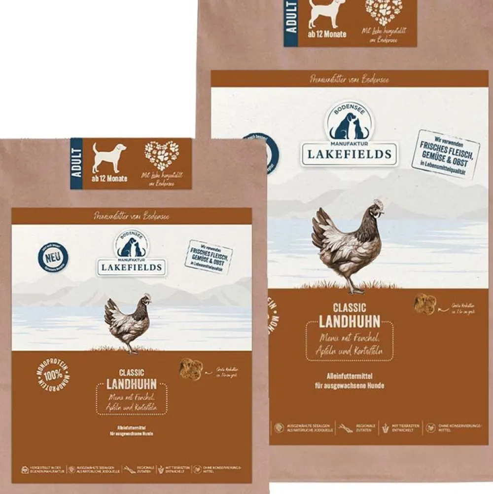 Lakefields>Futterfreund Lakefields Trockenfleisch-Menü Huhn
