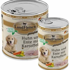 Landfleisch>Futterfreund Landfleisch Junior Huhn, Ente und Kartoffeln
