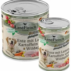 Landfleisch>Futterfreund Landfleisch pur Ente mit Lamm, Kartoffeln u. Wildapfel
