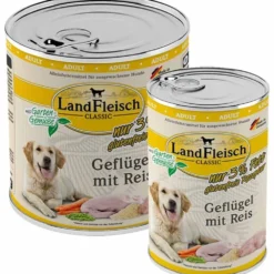 Landfleisch>Futterfreund Landfleisch pur Geflügel mit Reis (Extra mager)