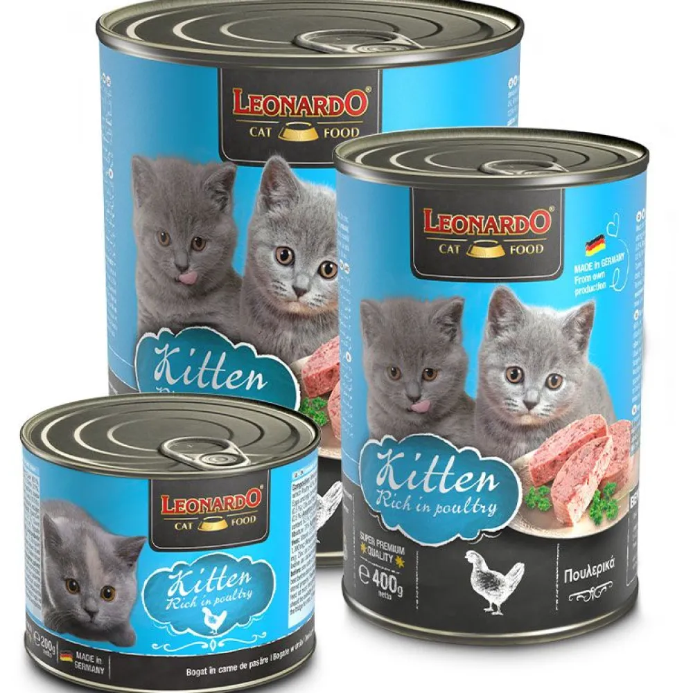 Leonardo>Futterfreund Leonardo Dose Kitten - Reich an Geflügel