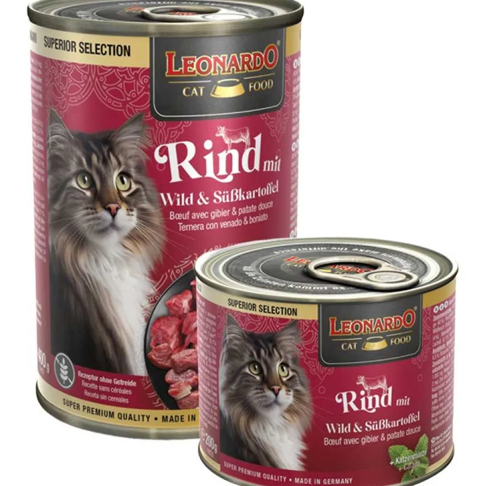 Leonardo>Futterfreund Leonardo Dose Rind mit Wild und Süßkartoffel