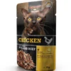 Leonardo>Futterfreund Leonardo Pouch Chicken + extra pulled Beef 70g