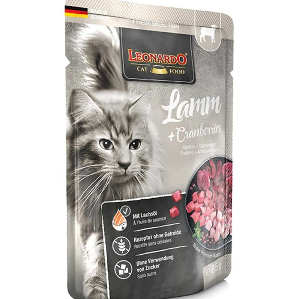 Leonardo>Futterfreund Leonardo Pouch Lamm + Cranberries 85g