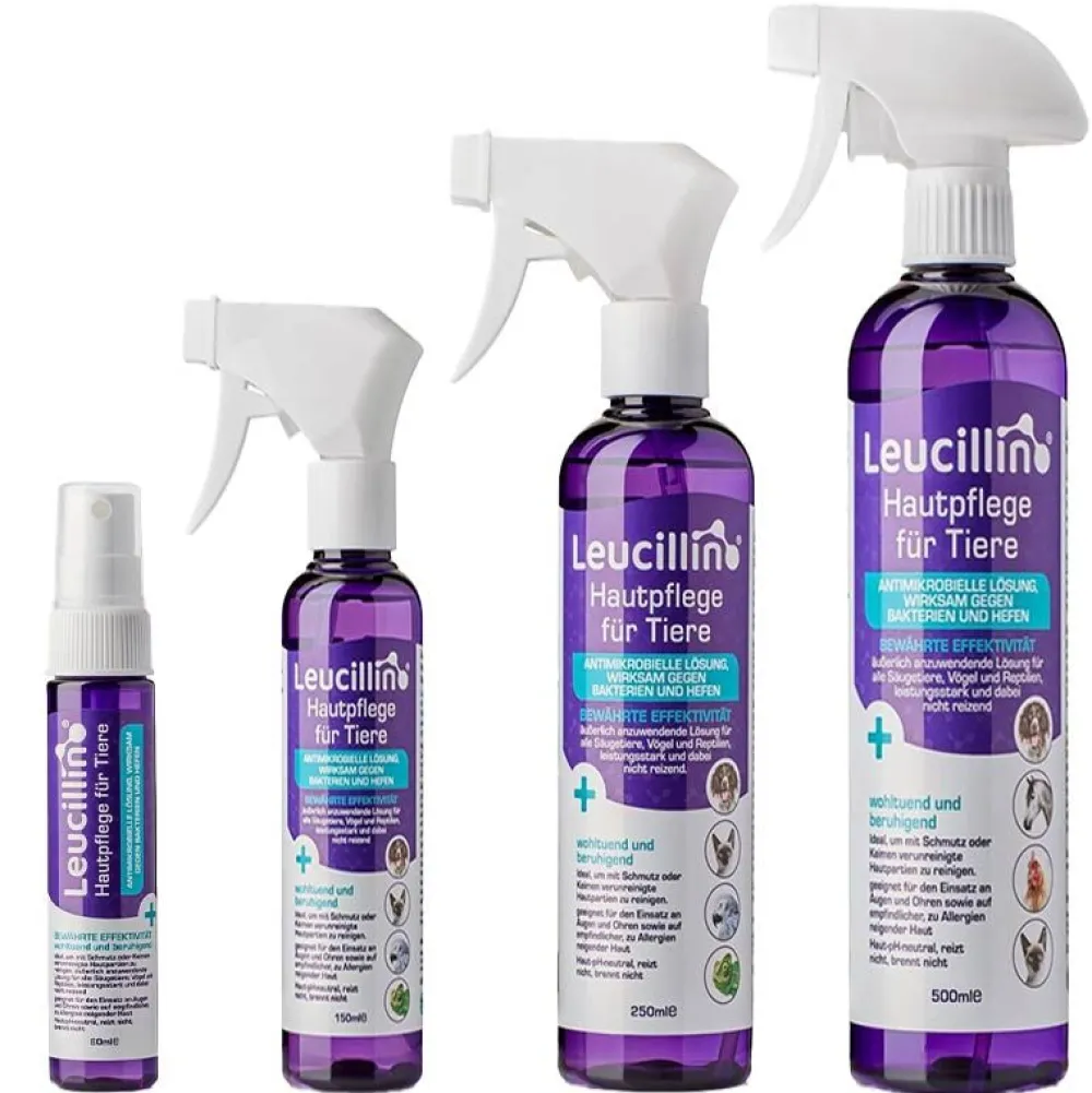 Ohrenpflege|Katzenpflege & Hygiene>Futterfreund Leucillin Antiseptische Hautpflege für Tiere