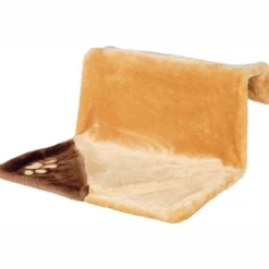 Katzen Schlafplatz>Futterfreund Liegemulde für Heizkörper, Plüsch, 45x24x31 cm, hellbraun