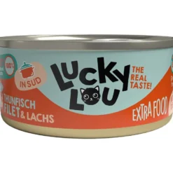 Lucky Lou>Futterfreund Lucky Lou Extrafood Thunfisch + Lachs in Sud 70g