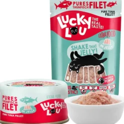 Lucky Lou>Futterfreund Lucky Lou Extrafood Thunfischfilet in Jelly