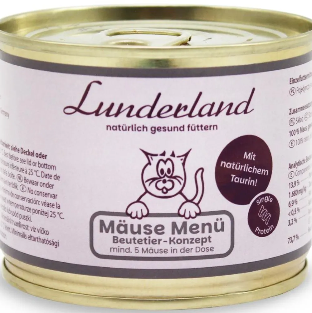 Lunderland>Futterfreund Lunderland Katze Mäuse Menü 200g