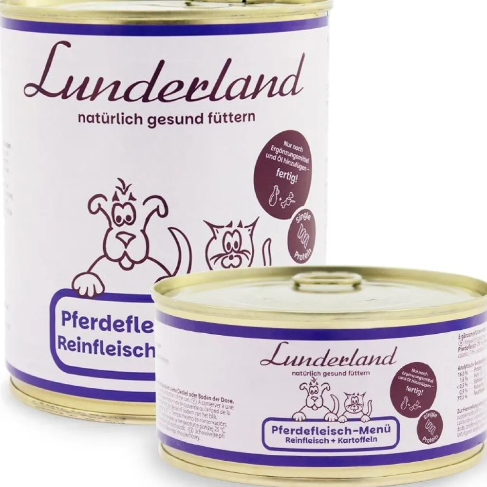 Boos|Lunderland>Futterfreund Lunderland Pferdefleisch-Menü