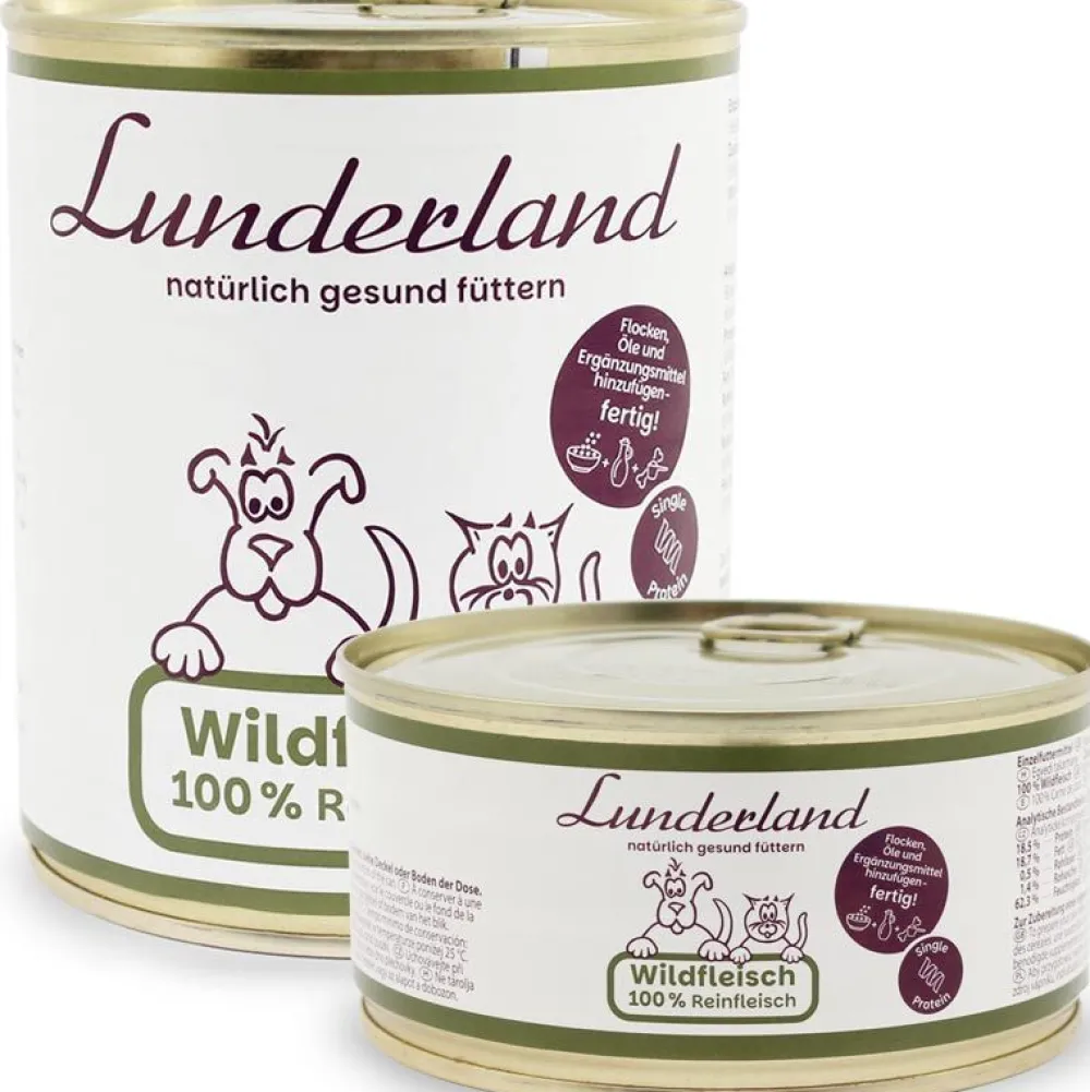 Lunderland|Lunderland>Futterfreund Lunderland Reinfleisch-Dose Wildfleisch
