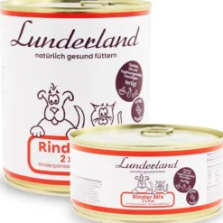 Boos|Lunderland>Futterfreund Lunderland Reinfleisch-Dose Rinder-Mix