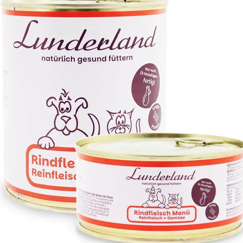 Boos|Lunderland>Futterfreund Lunderland Rindfleisch Menü