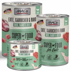 Macs>Futterfreund Macs Cat Dose Ente + Kaninchen + Rind