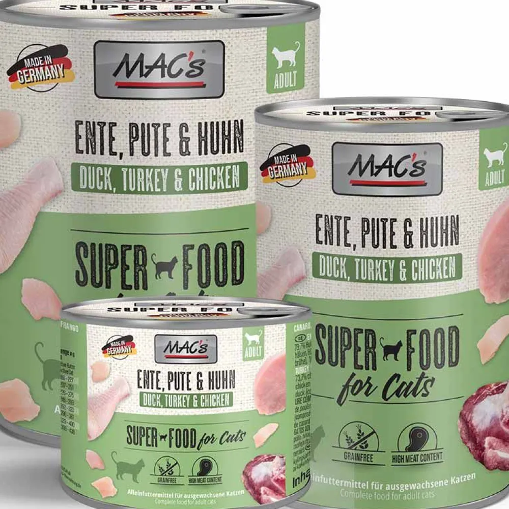 Macs>Futterfreund Macs Cat Dose Ente + Pute + Huhn