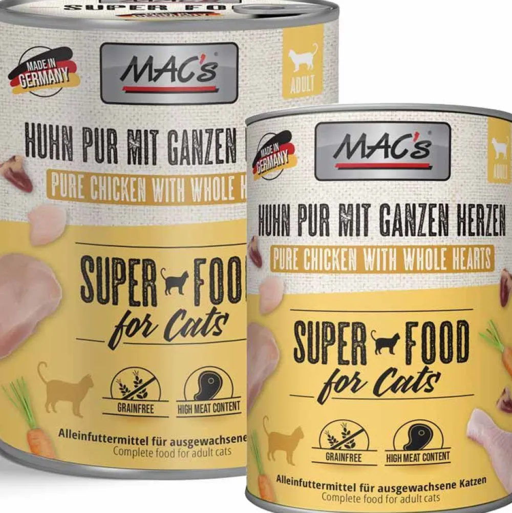 Macs>Futterfreund Macs Cat Dose Huhn pur mit ganzen Herzen