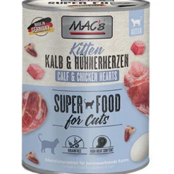 Macs>Futterfreund Macs Cat Dose Kitten Kalb und Hühnerherzen