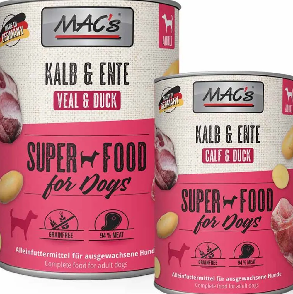 Macs>Futterfreund Macs Dog Kalb und Ente