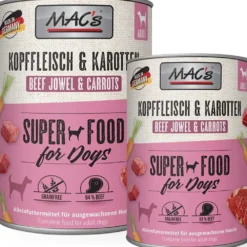 Macs>Futterfreund Macs Dog Kopffleisch und Karotten