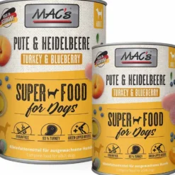 Macs>Futterfreund Macs Dog Pute und Heidelbeeren