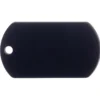 Adressanhänger|Adressanhänger Gravur>Futterfreund Military Groß Schwarz Horizontal