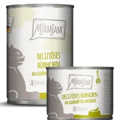 Mjamjam>Futterfreund MjAMjAM deliziöses Hühnchen an gedämpfter Zucchini