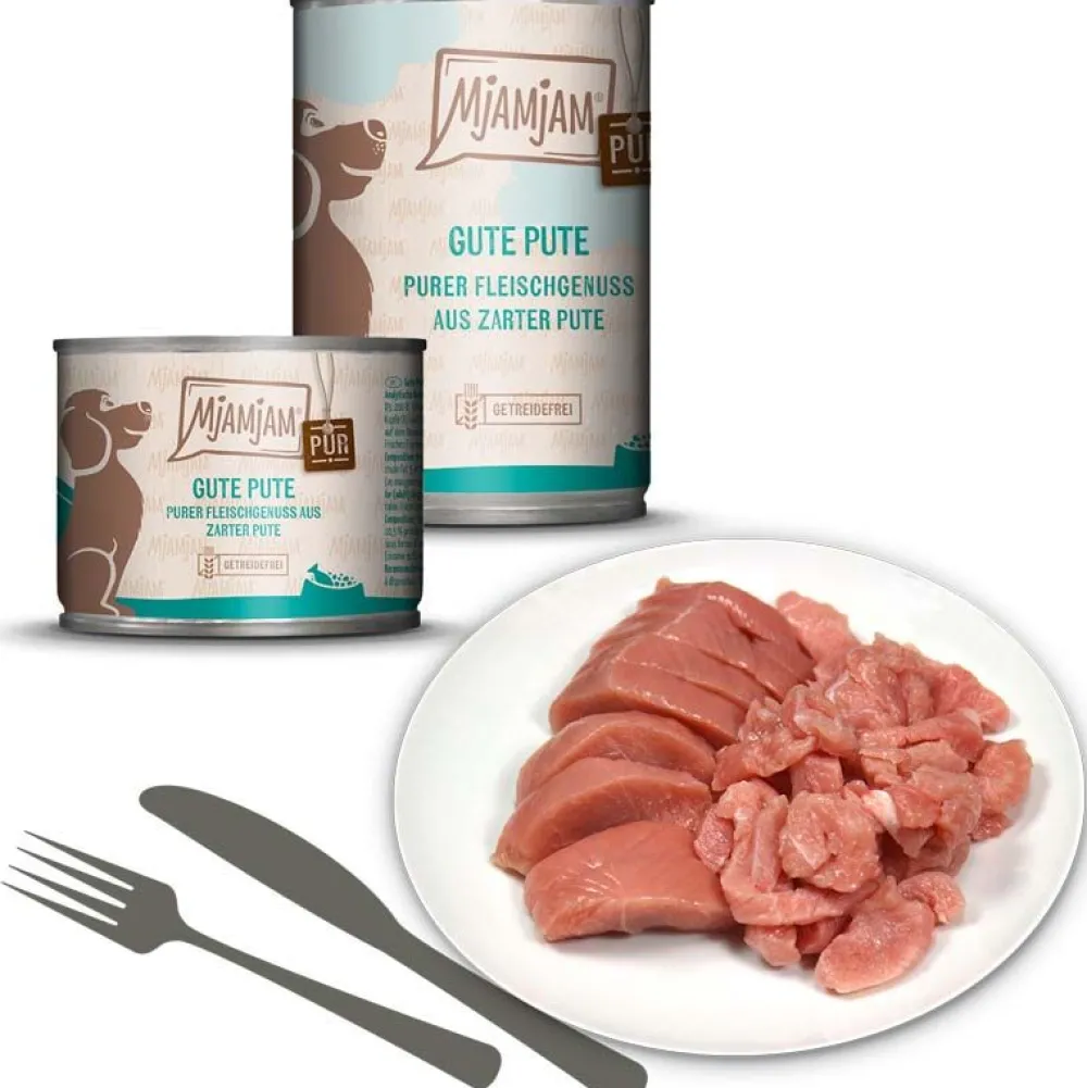 Mjamjam>Futterfreund MjAMjAM Dog Dose - purer Fleischgenuss - Pute pur
