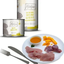 Mjamjam>Futterfreund MjAMjAM DUO von zarte Ente + guter Pute an gedämpftem Kürbis