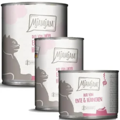 Mjamjam>Futterfreund MjAMjAM DUO von zarter Ente + saftigem Hühnchen an Möhrchen