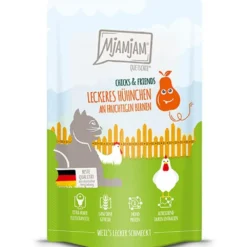Mjamjam>Futterfreund MjAMjAM Quetschie Chicks + Friends Hühnchen an Birne 125g