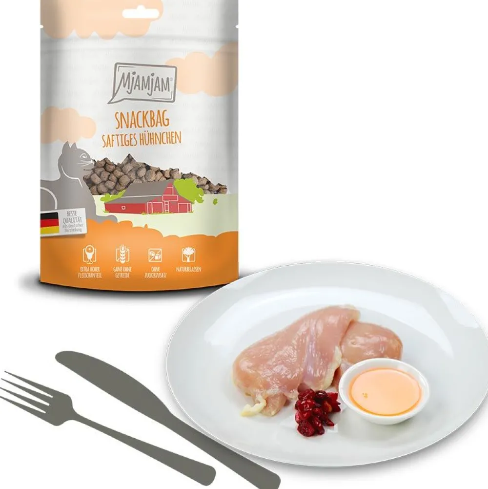 Mjamjam|Mjamjam>Futterfreund MjAMjAM Snackbag saftiges Hühnchen 125g
