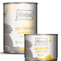 Mjamjam>Futterfreund MjAMjAM zartes Hühnchen an schmackhaften Apfelstückchen