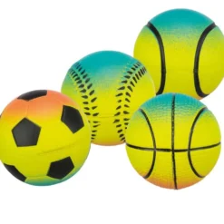 Sommer|Spielzeug>Futterfreund Neonball, schwimmt, Moosgummi, 7cm