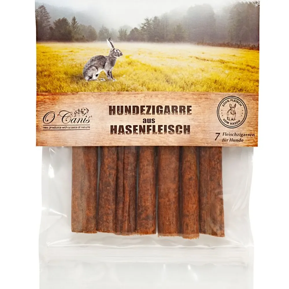 Kaurollen|Ocanis>Futterfreund Ocanis Hundezigarre aus Hasenfleisch 7 Stk./180g