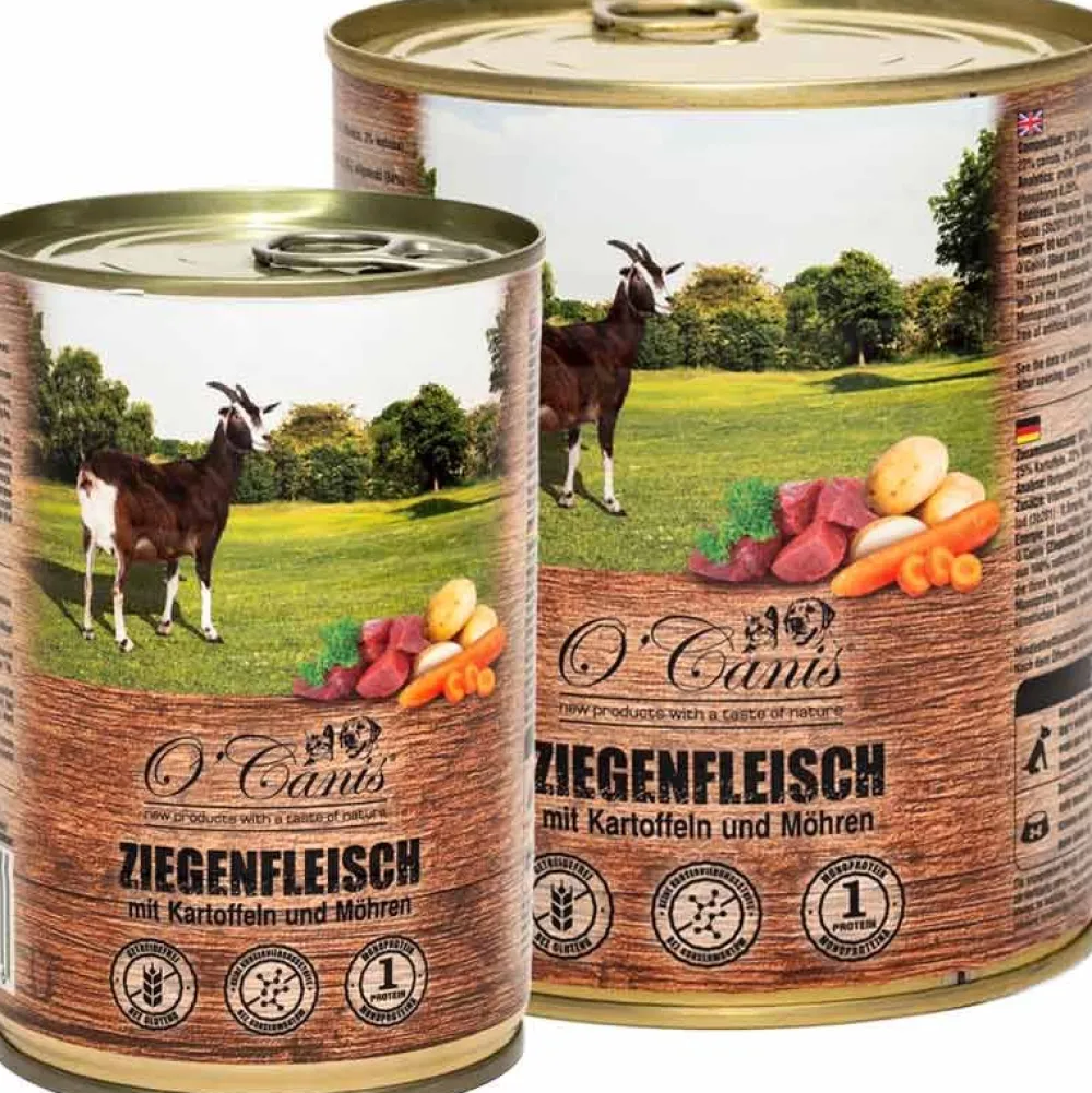 Ocanis>Futterfreund Ocanis Ziegenfleisch mit Kartoffeln und Möhren