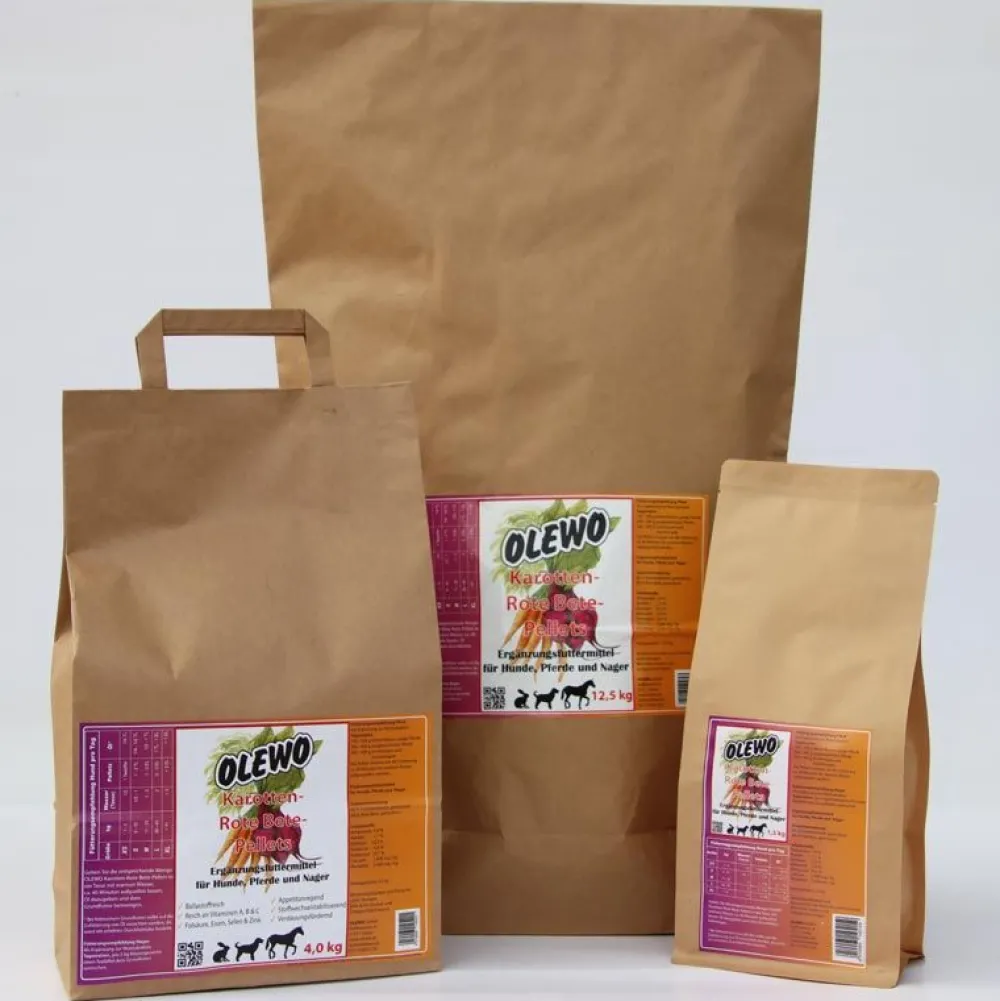 Olewo>Futterfreund Olewo Karotten-Rote Bete-Pellets 4 kg