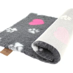 Katzen Schlafplatz|Schlafplatz>Futterfreund Original Vetbed® Isobed SL anthrazit hearts+paws