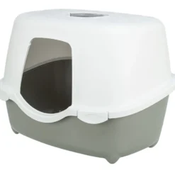 Katzentoiletten>Futterfreund Outdoor Katzentoilette Davio Top, 56x39x39cm, salbei/weiß