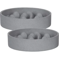 Futternapf>Futterfreund Petlando Bamboo Napf Anti-Schling, grau