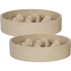Futternapf>Futterfreund Petlando Bamboo Napf Anti-Schling, sand